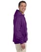 Gildan Adult DryBlend® Adult 9 oz., 50/50 Hooded Sweatshirt PURPLE ModelSide