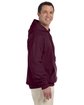 Gildan Adult DryBlend® Adult 9 oz., 50/50 Hooded Sweatshirt maroon ModelSide