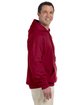 Gildan Adult DryBlend® Adult 9 oz., 50/50 Hooded Sweatshirt CARDINAL RED ModelSide