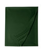 Gildan DryBlend® Fleece Stadium Blanket FOREST GREEN OFFront