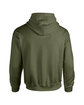 Gildan Adult Heavy Blend™ 50/50 Hooded Sweatshirt MILITARY GREEN FlatBack