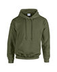 Gildan Adult Heavy Blend™ 50/50 Hooded Sweatshirt MILITARY GREEN FlatFront
