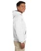 Gildan Adult Heavy Blend™ 50/50 Hooded Sweatshirt WHITE ModelSide