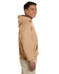 Gildan Adult Heavy Blend™ 50/50 Hooded Sweatshirt OLD GOLD ModelSide