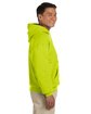 Gildan Adult Heavy Blend™ 8 oz., 50/50 Hooded Sweatshirt safety green ModelSide