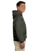 Gildan Adult Heavy Blend™ 50/50 Hooded Sweatshirt MILITARY GREEN ModelSide