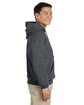 Gildan Adult Heavy Blend™ 50/50 Hooded Sweatshirt DARK HEATHER ModelSide