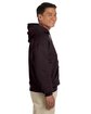 Gildan Adult Heavy Blend™ 50/50 Hooded Sweatshirt DARK CHOCOLATE ModelSide