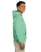 Gildan Adult Heavy Blend™ 50/50 Hooded Sweatshirt MINT GREEN ModelSide