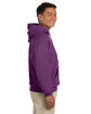 Gildan Adult Heavy Blend™ 50/50 Hooded Sweatshirt PLUM ModelSide