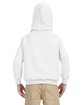 Gildan Youth Heavy Blend™ 8 oz., 50/50 Hooded Sweatshirt white ModelBack