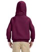 Gildan Youth Heavy Blend™ 8 oz., 50/50 Hooded Sweatshirt maroon ModelBack