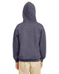 Gildan Youth Heavy Blend™ 8 oz., 50/50 Hooded Sweatshirt ht sprt drk navy ModelBack