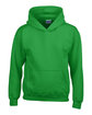 Gildan Youth Heavy Blend™ 8 oz., 50/50 Hooded Sweatshirt irish green FlatFront