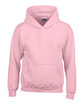 Gildan Youth Heavy Blend™ 8 oz., 50/50 Hooded Sweatshirt light pink OFFront