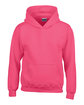 Gildan Youth Heavy Blend™ 8 oz., 50/50 Hooded Sweatshirt heliconia OFFront