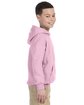 Gildan Youth Heavy Blend™ 8 oz., 50/50 Hooded Sweatshirt light pink ModelSide