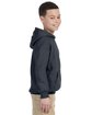 Gildan Youth Heavy Blend™ 8 oz., 50/50 Hooded Sweatshirt charcoal ModelSide