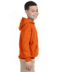 Gildan Youth Heavy Blend™ 8 oz., 50/50 Hooded Sweatshirt orange ModelSide