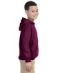 Gildan Youth Heavy Blend™ 8 oz., 50/50 Hooded Sweatshirt MAROON ModelSide