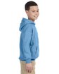 Gildan Youth Heavy Blend™ 8 oz., 50/50 Hooded Sweatshirt carolina blue ModelSide