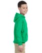Gildan Youth Heavy Blend™ 8 oz., 50/50 Hooded Sweatshirt irish green ModelSide