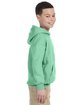 Gildan Youth Heavy Blend™ 8 oz., 50/50 Hooded Sweatshirt MINT GREEN ModelSide