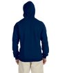 Gildan Adult Heavy Blend™ Adult 8 oz., 50/50 Contrast Hooded Sweatshirt NAVY/ SPORT GREY ModelBack