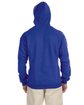 Gildan Adult Heavy Blend™ Adult 8 oz., 50/50 Contrast Hooded Sweatshirt ROYAL/ SPORT GRY ModelBack