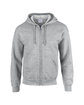 Gildan Adult Heavy Blend™ 8 oz., 50/50 Full-Zip Hooded Sweatshirt sport grey FlatFront