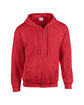 Gildan Adult Heavy Blend™ 8 oz., 50/50 Full-Zip Hooded Sweatshirt red OFFront