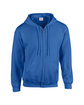 Gildan Adult Heavy Blend™ Full-Zip Hooded Sweatshirt royal OFFront