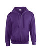 Gildan Adult Heavy Blend™ Full-Zip Hooded Sweatshirt purple OFFront