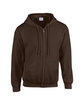 Gildan Adult Heavy Blend™ Full-Zip Hooded Sweatshirt dark chocolate OFFront