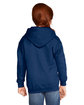 Gildan Youth Heavy Blend™ Full-Zip Hooded Sweatshirt navy ModelBack