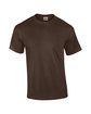 Gildan Adult Ultra Cotton® T-Shirt dark chocolate FlatFront