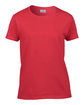 Gildan Ladies' Ultra Cotton® T-Shirt red OFFront