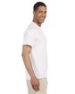 Gildan Adult Ultra Cotton®  Pocket T-Shirt WHITE ModelSide