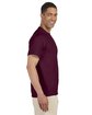 Gildan Adult Ultra Cotton® 6 oz. Pocket T-Shirt maroon ModelSide