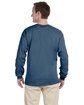 Gildan Adult Ultra Cotton® 6 oz. Long-Sleeve T-Shirt indigo blue ModelBack