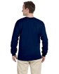 Gildan Adult Ultra Cotton®  Long-Sleeve T-Shirt NAVY ModelBack