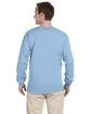 Gildan Adult Ultra Cotton®  Long-Sleeve T-Shirt LIGHT BLUE ModelBack