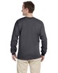 Gildan Adult Ultra Cotton®  Long-Sleeve T-Shirt DARK HEATHER ModelBack