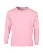 Gildan Adult Ultra Cotton® 6 oz. Long-Sleeve T-Shirt light pink OFFront
