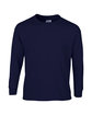Gildan Adult Ultra Cotton®  Long-Sleeve T-Shirt NAVY OFFront