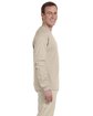 Gildan Adult Ultra Cotton® 6 oz. Long-Sleeve T-Shirt sand ModelSide