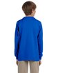 Gildan Youth Ultra Cotton®  Long-Sleeve T-Shirt ROYAL ModelBack