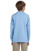 Gildan Youth Ultra Cotton®  Long-Sleeve T-Shirt LIGHT BLUE ModelBack