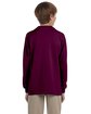 Gildan Youth Ultra Cotton®  Long-Sleeve T-Shirt MAROON ModelBack