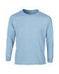 Gildan Youth Ultra Cotton®  Long-Sleeve T-Shirt LIGHT BLUE OFFront